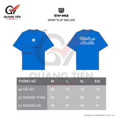 Áo Phông Stepback Tshirt What’s Up Baller