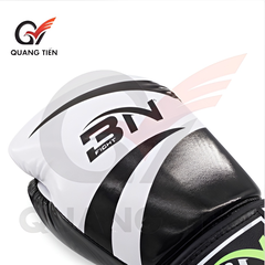 Găng Tay Boxing,tán thủ cao cấp BN  ( Trắng Đen )