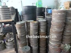 Tạ bánh gang pro 3 cánh cho phòng gym