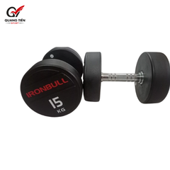 Tạ tay thép bọc cao su IronBull IR04 nhập khẩu 5kg ( giá 1 quả )