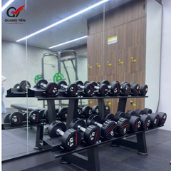 Tạ tay thép bọc cao su IronBull IR04 nhập khẩu 17.5kg ( giá 1 quả )