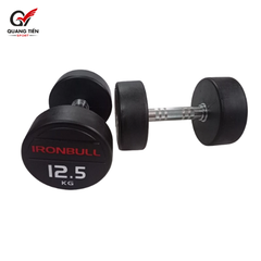 Tạ tay thép bọc cao su IronBull IR04 nhập khẩu 12.5kg ( giá 1 quả )