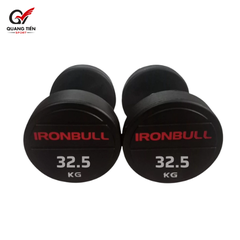 Tạ tay thép bọc cao su IronBull IR04 nhập khẩu 32.5kg ( giá 1 quả )