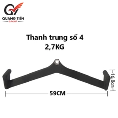 Bộ Power Grip 5 thanh kéo lưng xô kéo row, lat pull down nhập khẩu