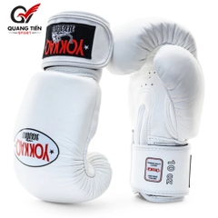 Găng Boxing YOKKAO Matrix – White BYGL-X-4