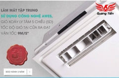 Quạt mát âm trần điều khiển từ xa – H10R