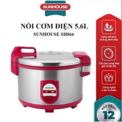 Nồi cơm điện 5.6L Sunhouse SH866