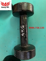 Tạ tay gang đúc liền khối 8 kg loại đẹp 2021 (giá 1 chiếc)