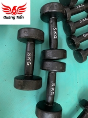 Tạ tay gang đúc liền khối 10 kg loại đẹp 2021 (giá 1 chiếc)