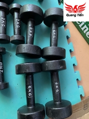 Tạ tay gang đúc liền khối 4 kg loại đẹp 2021 ( giá 1 chiếc )