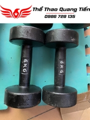 Tạ tay gang đúc liền khối 4 kg loại đẹp 2021 ( giá 1 chiếc )