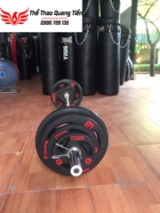 Tạ đĩa cao su Ziva 20Kg cao cấp 2021