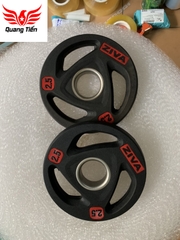 Tạ đĩa cao su Ziva 2,5 Kg cao cấp 2021