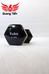 Tạ tay cao su cao cấp Yuko 2 kg (giá 1 chiếc)