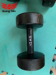 Tạ tay gang đúc liền khối 20 kg loại đẹp 2021 ( giá 1 chiếc )