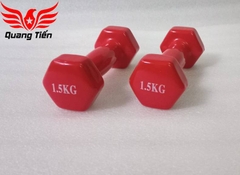 Tạ tay cao su cao cấp 3 kg Đỏ (giá 1 chiếc)