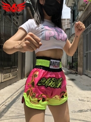 Quần Muay Thái Another Boxer Chính Hãng Muay Thai Short Chất Liệu Satin Cao Cấp | QT-012