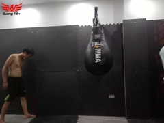 Thảm xốp phòng tập võ thuật , thể dục , thể thao , boxing , gym 1mx1m màu ghi đen (1 tấm)