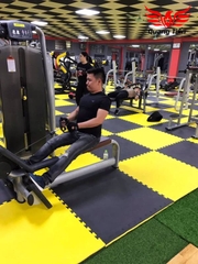 Thảm xốp phòng tập võ thuật , thể dục , thể thao , boxing , gym 1mx1m màu ghi đen (1 tấm)