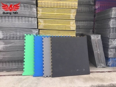 Thảm xốp phòng tập võ thuật , thể dục , thể thao , boxing , gym 1mx1m màu ghi đen (1 tấm)