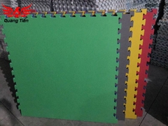 Thảm xốp phòng tập võ thuật , thể dục , thể thao , boxing , gym 1mx1m màu ghi đen (1 tấm)