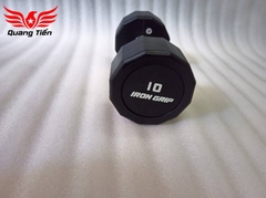Tạ tay bọc cao su Iron Grip 10 kg (1 chiếc)