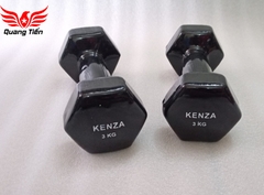 Tạ tay cao su cao cấp Kenza 3 kg (giá 1 quả)