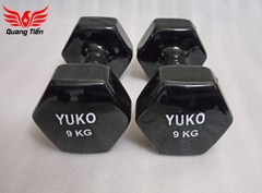 Tạ tay cao su cao cấp Yuko 9 kg (giá 1 quả)