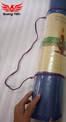 Thảm tập Yoga cao cấp định tuyến nhập khẩu 6 li 2 lớp chính hãng màu xanh dương đậm