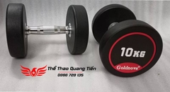 Tạ tay thép bọc cao su tay inox cao cấp Goldnova 5kg nhập khẩu (giá 1 chiếc)