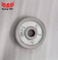 Tạ bánh đĩa sắt nhập khẩu siêu đẹp mạ inox 1kg