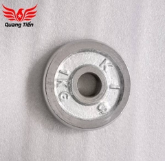 Tạ bánh đĩa sắt nhập khẩu siêu đẹp mạ inox 0,5kg
