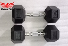 Tạ tay cao su lục giác cao cấp Iron Bull 5kg nhập khẩu ( giá 1 quả )