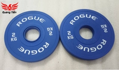Tạ bánh cao su ROGUE cao cấp 1 kg mini lỗ 50 nhập khẩu