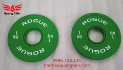 Tạ bánh cao su ROGUE cao cấp 1 kg mini lỗ 50 nhập khẩu