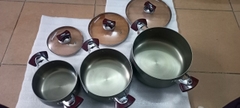 Bộ 3 Nồi Anod Sunhouse SH883, Hàng Cao Cấp, An Toàn Bền Đẹp