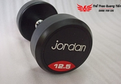 Tạ tay cao su Jordan 12,5kg cao cấp chính hãng QT21 ( giá 1 chiếc )