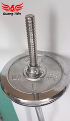 Đòn tạ chữ Z phi 27 mạ crom hàng nhập khẩu siêu đẹp (ốc có chốt) QT-304