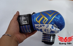 Găng tay boxing mini màu xanh cho trẻ em MTB 6oz 5.0