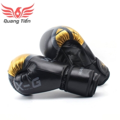 Găng tay boxing WSD chính hãng màu Đen Vàng