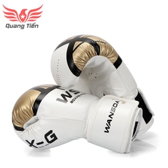 Găng tay boxing WSD chính hãng màu bạch kim