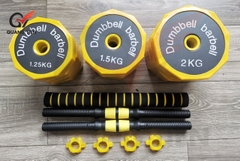 Tạ Tay + Tạ Đẩy kết hợp (2 in 1) chất liệu sắt- Loại 20-30-40KG ver1