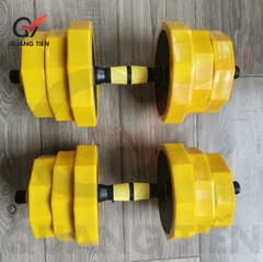 Tạ Tay + Tạ Đẩy kết hợp (2 in 1) chất liệu sắt- Loại 20-30-40KG ver1