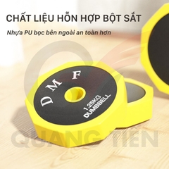 Tạ Tay + Tạ Đẩy kết hợp (2 in 1) chất liệu sắt- Loại 20-30-40KG ver1