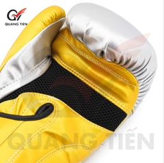 Găng tay boxing MTB new 2026 bạc kim màu Vàng