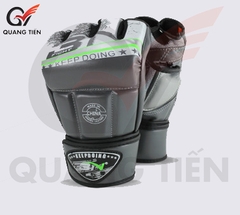 Găng Tay hở ngón MMA BN Găng tay BN MMA cao cấp - MMA Gloves - màu xanh