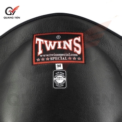 Đai bụng Twins Special Muay Thai Leather Belly Pad BEPL2 cao cấp chính hãng - Màu đen