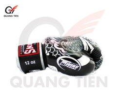 Găng Tay Boxing Twins FBGVL3-52 RỒNG NAGAS SILVER/BLACK