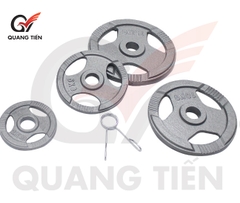 Tạ bánh sắt 5kg olympic sơn tĩnh điện cao cấp chính hãng (phi 28)