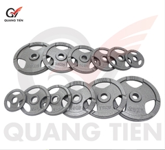 Tạ bánh sắt 5kg olympic sơn tĩnh điện cao cấp chính hãng (phi 28)